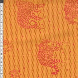 Tula Pink - Lil Jaguars - Papaya