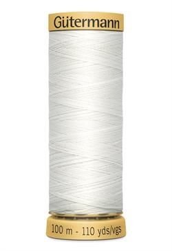 Gtermann 100 m bomuld - farve 5709 hvid
