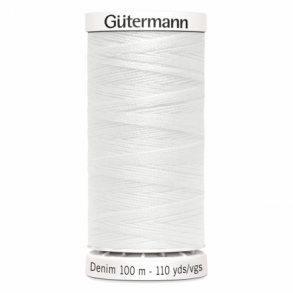 Gtermann Denimtrd - 1016 Hvid