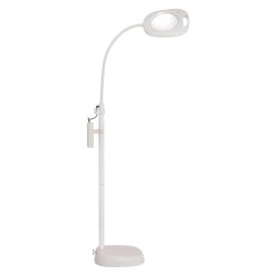 Purelite 3 i 1 gulv-/bordlampe med lup