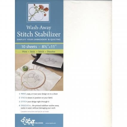 Wash-Away Stitch Stabilizer