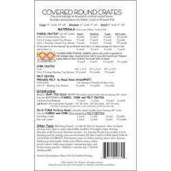 Covered Round Crates