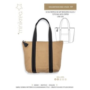 Skuldertaske med lynl�s