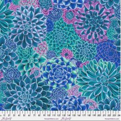 Kaffe Fassett - House Leeks - Blue